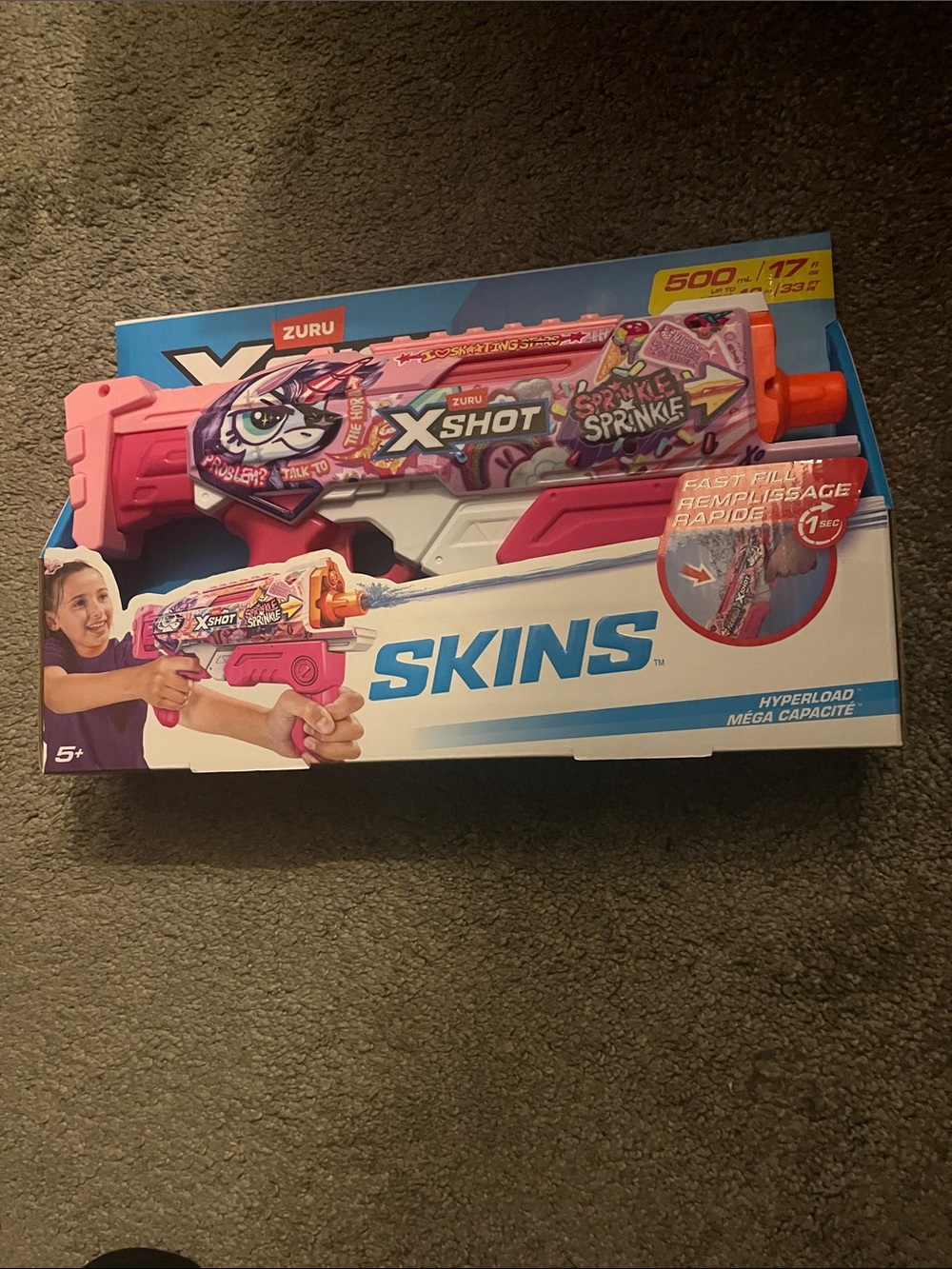 ZURU X-Shot Skins Pink Splash Blaster - Kids Toy Shooter - Picture 2 of 5